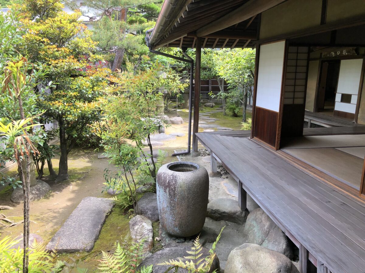 旧松阪家住宅 町家らしい雰囲気を持つ京風の庭園！