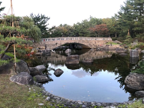 鳥屋野潟公園 日本庭園