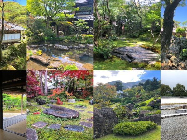 Japanese Zen Garden raking 禅の庭 