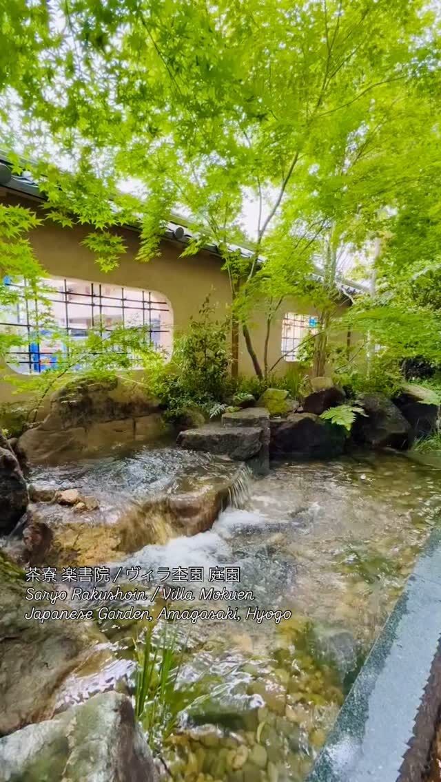 📸茶寮 楽書院 / ヴィラ杢園 庭園（兵庫県尼崎市）③
Saryo Rakushoin / Villa Mokuen Japanese Garden, Amagasaki, Hyogo
動画でも新緑のお庭の様子を🌱
兵庫・茶寮 楽書院 / ヴィラ杢園 日本庭園の紹介は☟
https://oniwa.garden/villa-mokuen-rakushoin-amagasaki/
————————
#japanesegarden #japanesegardens #kyotogarden #zengarden  #japanesearchitecture #japanarchitecture #japanarchitect #japandesign #jardinjaponais #gardendesign #landscape #landscapedesign #garden 
#庭園 #日本庭園 #庭院 #庭园 #建築デザイン #ランドスケープ #尼崎 #尼崎市 #amagasaki #尼崎カフェ #兵庫カフェ #大阪カフェ #osakacafe #大北美松園 #庭園カフェ #おにわさん